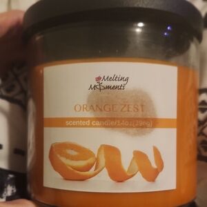 Orange Zest Scented Candle 2 Wicks